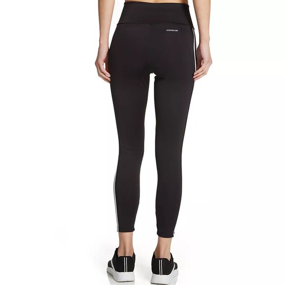 Adidas 3 Stripes High Rise 7/8 Length Tights | Size S | NWT | Black - Picture 3 of 4
